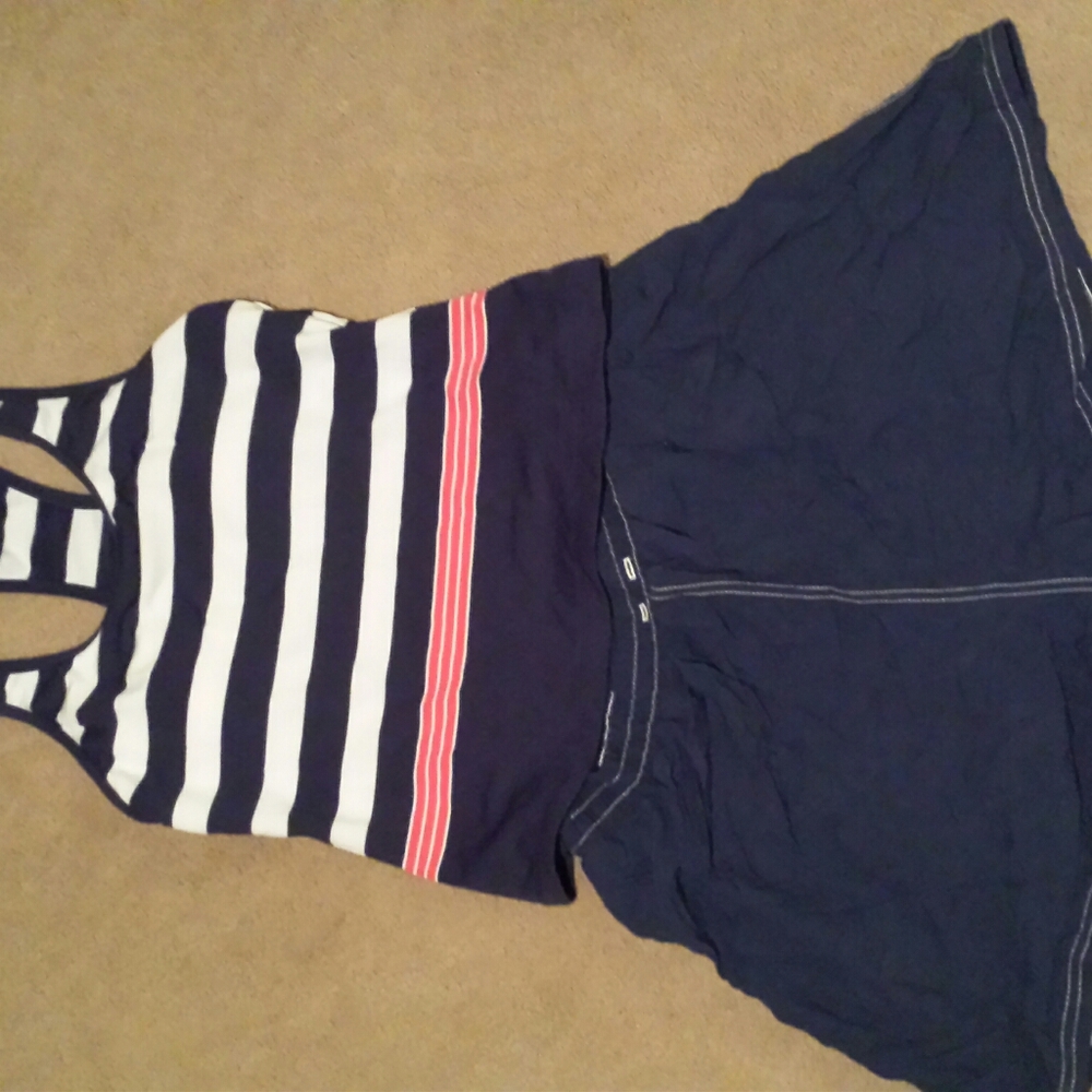 Two piece swimming suit